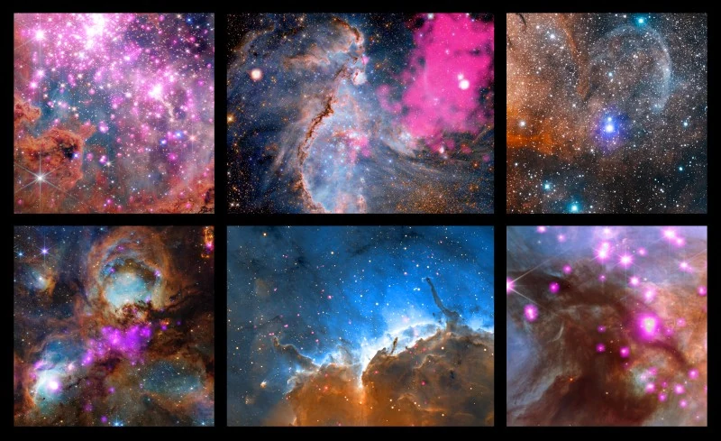 To Celebrate the Coming of Spring, NASA Releases Images of "Blossoming" Stellar Nurseries