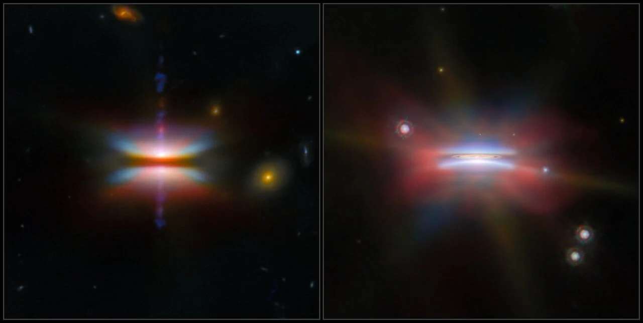 Webb's Picture of the Month Features Two Planet-Forming Disks and a Possible Planet